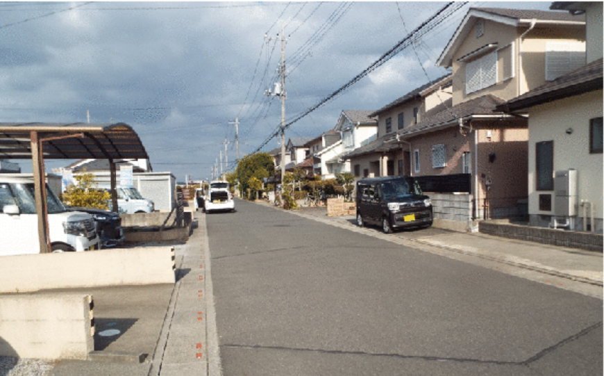 久喜市南栗橋中古物件　接道